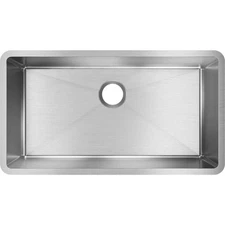 Elkay EFRU311610T Crosstown 32-1/2" Undermount Single Basin - Stainless Steel