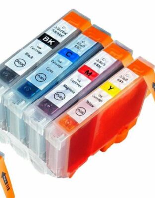 4 Ink Cartridge for Canon BJC 3000 6000 6500 Multipass C100 C400 C600 F30 F50/60