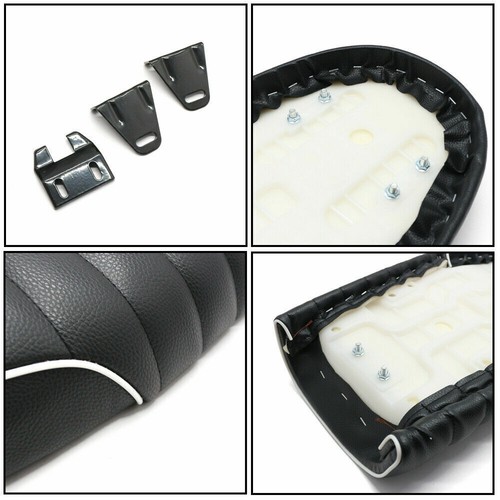 Cafe Racer Seat 1pc AU Rear Black Universal For Harley CVO Breakout (FS2) - Picture 7 of 10