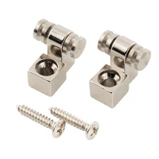 Musiclily Pro 2Pcs Nickel Steel Roller String Retainer Tree Guides For ST Guitar