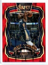 2020-21 Panini Select Zion Willamson Select Company Red Flash SSP #6