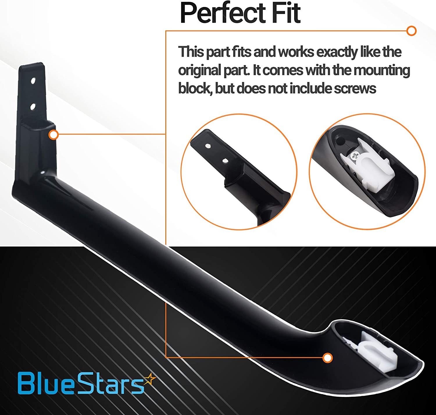 2-Pack Samsung Refrigerator Door Handle Replacement Part 5304506471