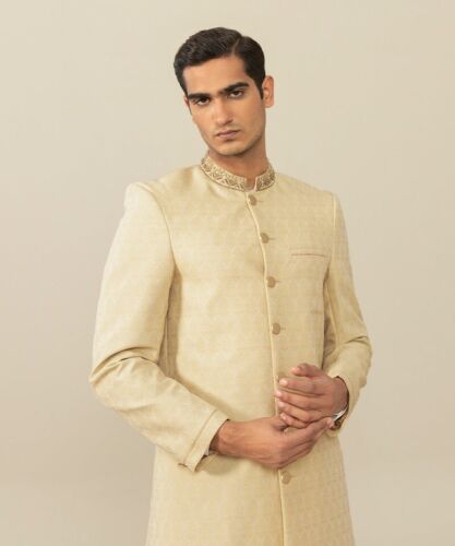 Mens Sherwani Asian Indian/Pakistani Wedding - Large / X-Large - Brand New - Picture 1 of 6