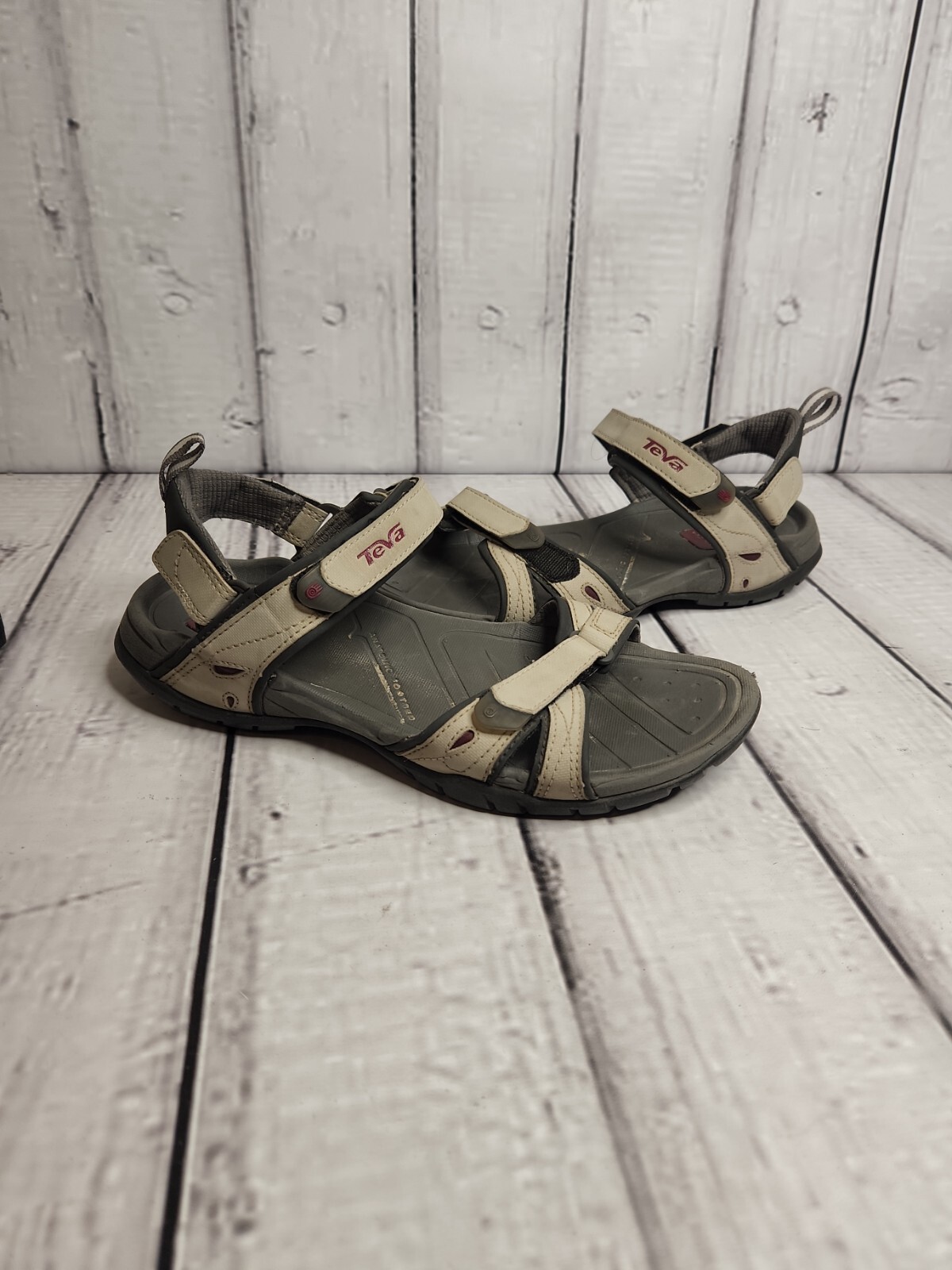 TEVA Sandals NUMA Tan 4293 Women's Sz Water Sport ShocPad