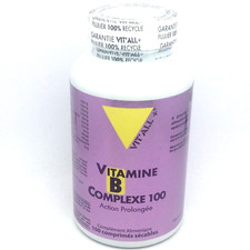 VIT'ALL + VITAMINES B COMPLEXE 100 Action Prolongée 100 comprimés 05/2027