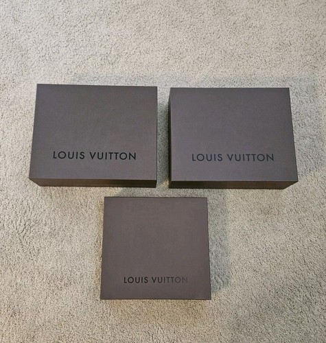 LOUIS VUITTON 3 Empty Box Only (2x) 17" x 14" x 4.5" (1x) 14.5" x 13.5" x 2.5"