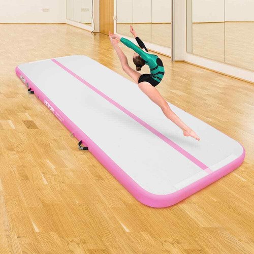 10 ft. Inflatable Gymnastics Air Mat 4 in. Thick Tumbling Mat with Electric Pump - Picture 8 of 8