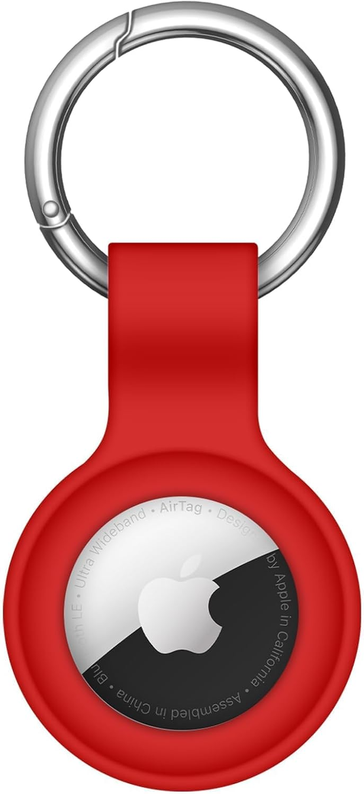 Silicone AirTag Keychain Holder for Airtags with Key Ring Case