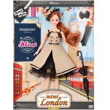 [Mimi World] London Adventure Elegante Trench Coat Estilo Vestido Muñeca Conjunto