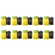 Mann Set of 10 Oil Filters W71945 for Audi A3 A4 A6 TT VW Beetle Jetta Passat