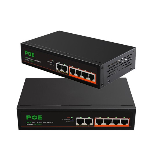 RJ45 switch Internet Splitter RJ45 hub 100Mbps POE switch Ethernet dock station - Picture 2 of 9