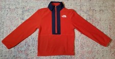 The North Face Red/Black Fleece 1/2 Zip Jacket-Girls Youth/Junior S 7/8 -Used