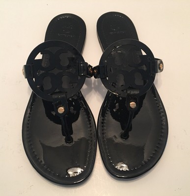 tory burch miller black patent