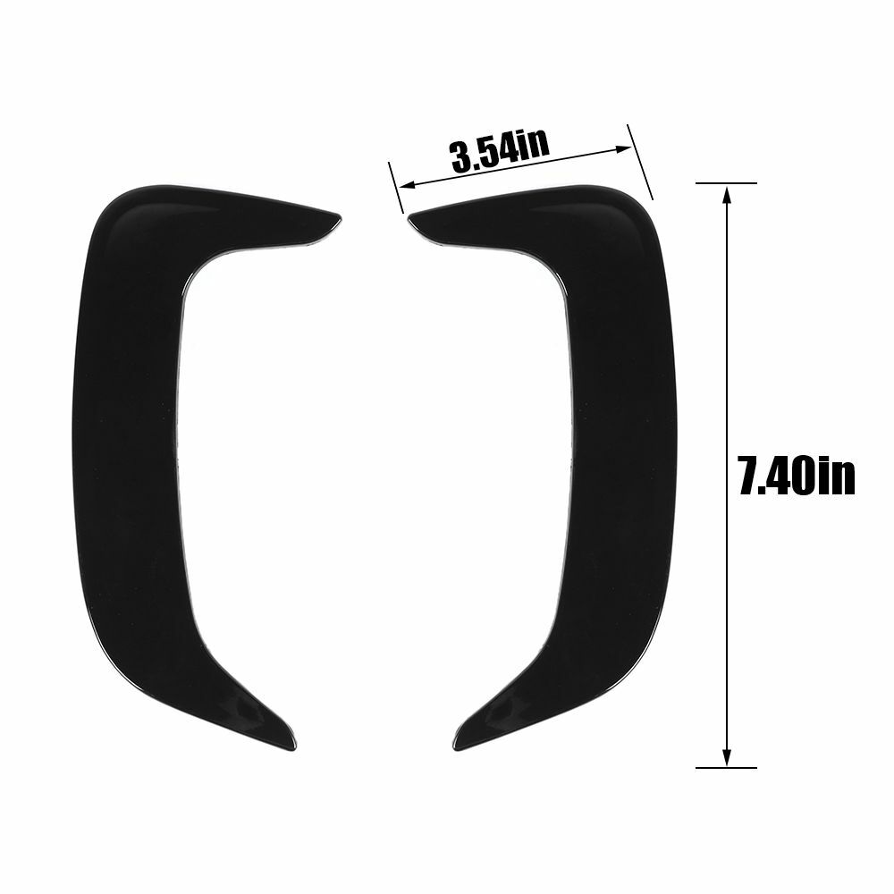 4X Front & Rear Fender Panel Side Body Flare Scoops Trim for Dodge Charger 2011+