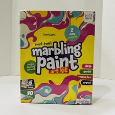 Dan Darci Marbling Paint Art Kit For Kids Arts Crafts For Girls Boys - 6