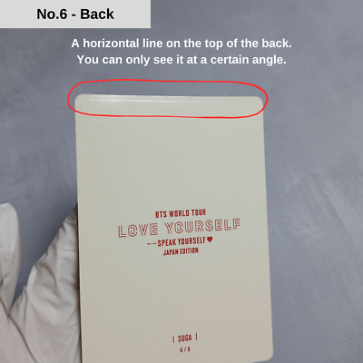 BTS Speak Yourself World Tour Official Mini Photocard Japan