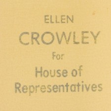 1977 Ellen Crowley Suyematsu Wyoming House Of Representatives Cheyenne Laramie