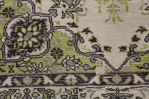 OLD WOOL HAND MADE ORIENTAL FLORAL RUNNER AREA RUG CARPET 142 X 92 CM - Picture 7 of 8