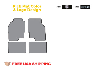 FITS 2000 Dodge Avenger Coupe Floor Mat 4pc Cutpile