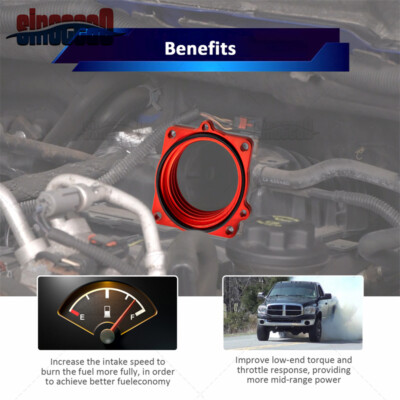 Throttle Body Spacer for Dodge Ram 1500/2500/3500 2003-2004 05 06 