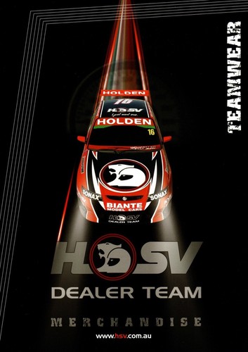 Holden HSV Dealer VZ Team Merchandise Brochure 2005 2006