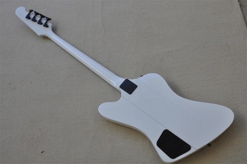 Factory Custom Standard White Color Thunder Bird 4 Strings Bass Electric Guitar - Picture 4 of 4