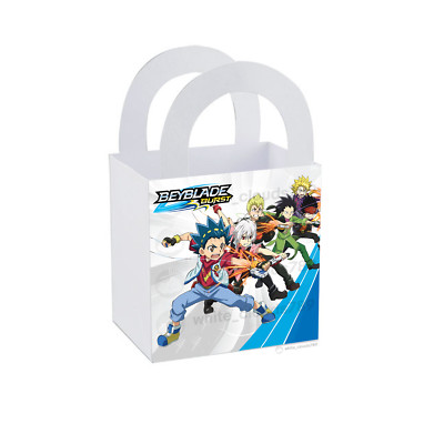 8 Beyblade Treat Box Party Favor Loot Goody Bag Birthday  3'' x 3'' 