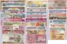 World Banknotes Set 30 Pcs ALL UNC # 2