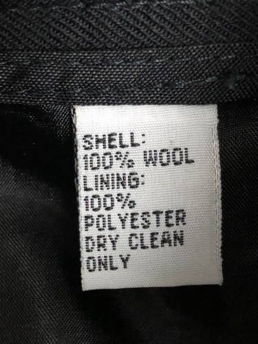 VTG Talbots Petites 100% Wool Dress Pants Trousers 10 Black Lined USA Side Zip - Picture 11 of 11