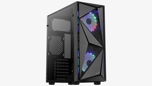 4710562755268 Aerocool Glider Cosmo-A-BK-v2 Midi Tower Czarny Aerocool - Zdjęcie 6 z 6