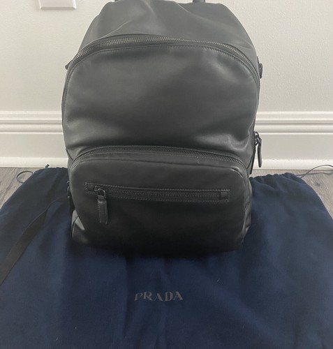 Men's Prada Leather Backpack | eBay