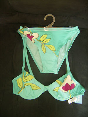 Badeanzug 2 teilig RASUREL Slip Gr. 1 + SG GR 85 C Neu + Etikett