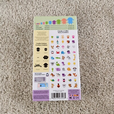 Cricut Create a Critter Crafts Painting Drawing Art Gift Cartridge