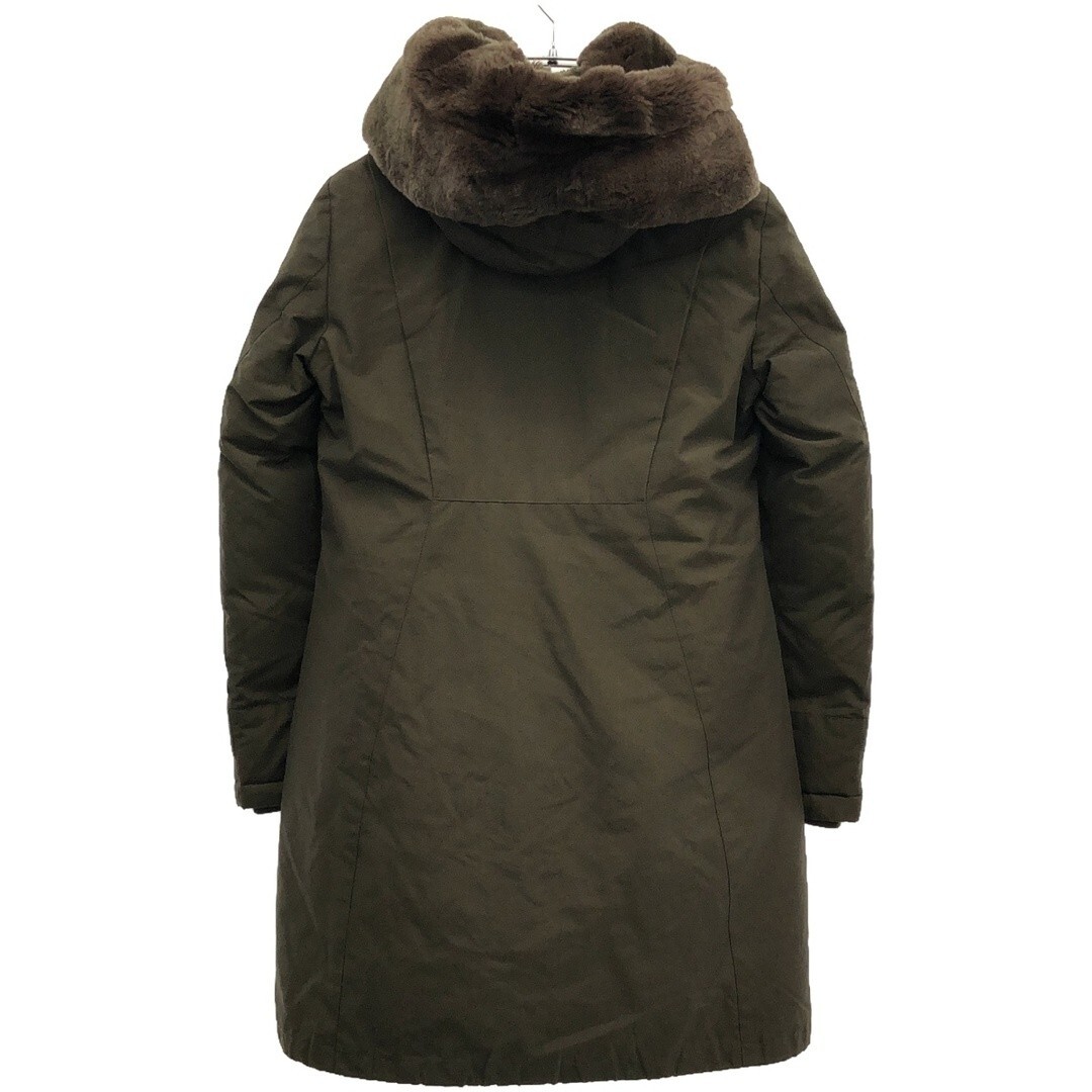 WOOLRICH BOW BRIDGE FUR HOODED DOWN COAT 1602177 Khaki XS
