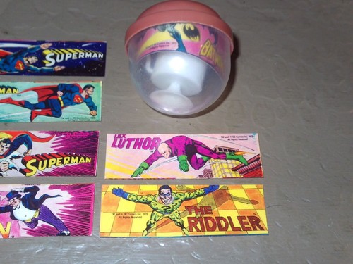 MINI TAZA DE GOMA DC DE COLECCIÓN Y BATMAN MUJER MARAVILLA LIGA DE LA JUSTICIA M 1979 - Imagen 6 de 24
