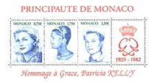 Timbres Personnages Princesse Grace Monaco BF89 ** année 2004 (58259CE)