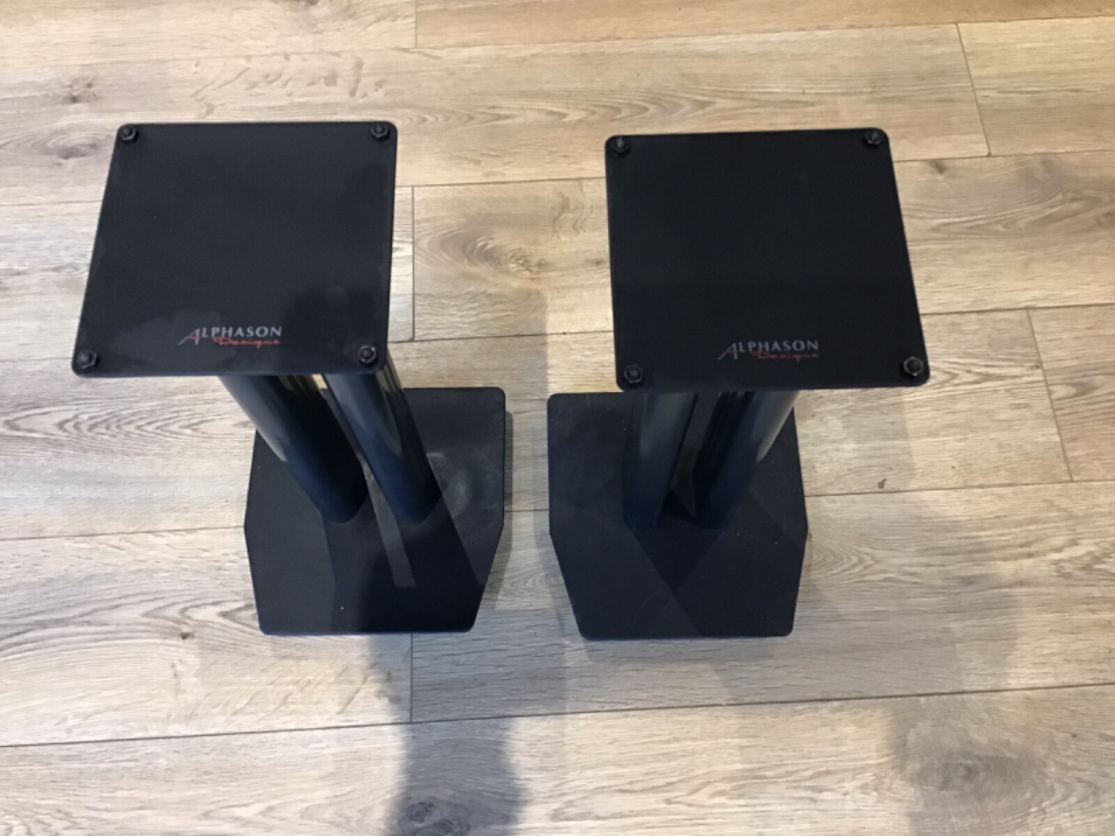 Alphason speaker stands double leg stands for large speakers, matt