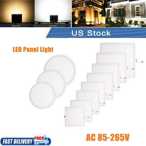 Led Panel Light Recessed Kitchen Bathroom Ceiling Lamp Led Down