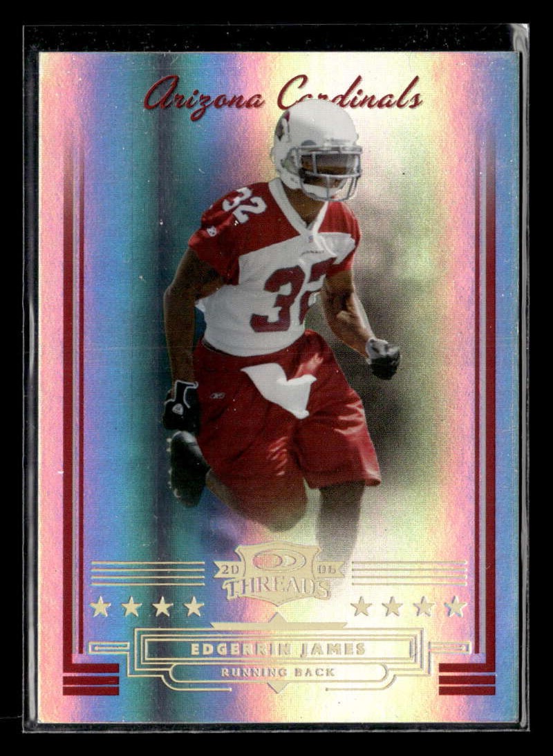 2006 Donruss Threads Edgerrin James Gold Holofoil /50 #49 Cardinals UX495