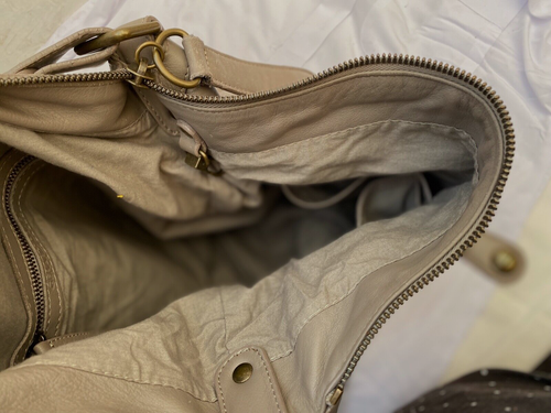 " Gérard Darel Midday Midnight " sac à main en cuir haute qualité bag - Picture 6 of 7