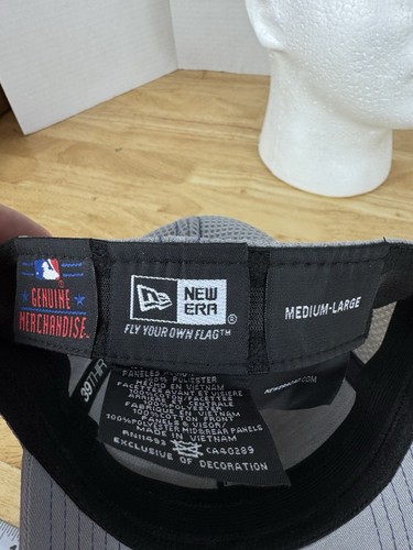 LA Dodgers New Era 39Thirty Gray Blue Stretch Fit Cap Hat Size M/L - Picture 6 of 7