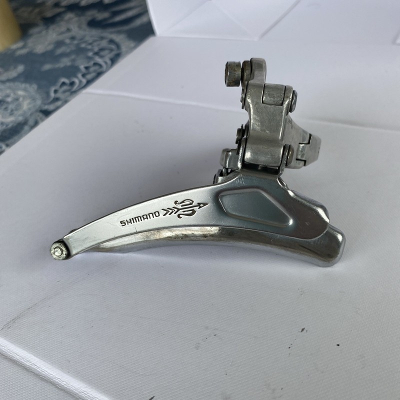 Shimano 105 Golden Arrow Clamp On Front Derailleur Vintage Steel Bike Mech 28.6