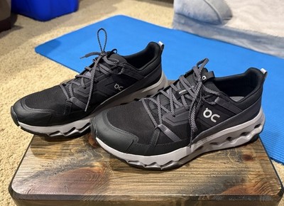 On Cloudhorizon Hiking Shoes Black/Alloy Mens Size 12 Excellent - Barely Worn