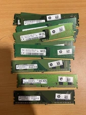 8GB (2x4GB) HP Hynix Samsung Micron DDR4 3200Mhz 3200A DIMM RAM Desktop PC