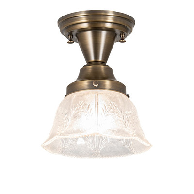 Meyda Lighting 7.5'' Wide Revival Summer Wheat Flush Mount - 254404