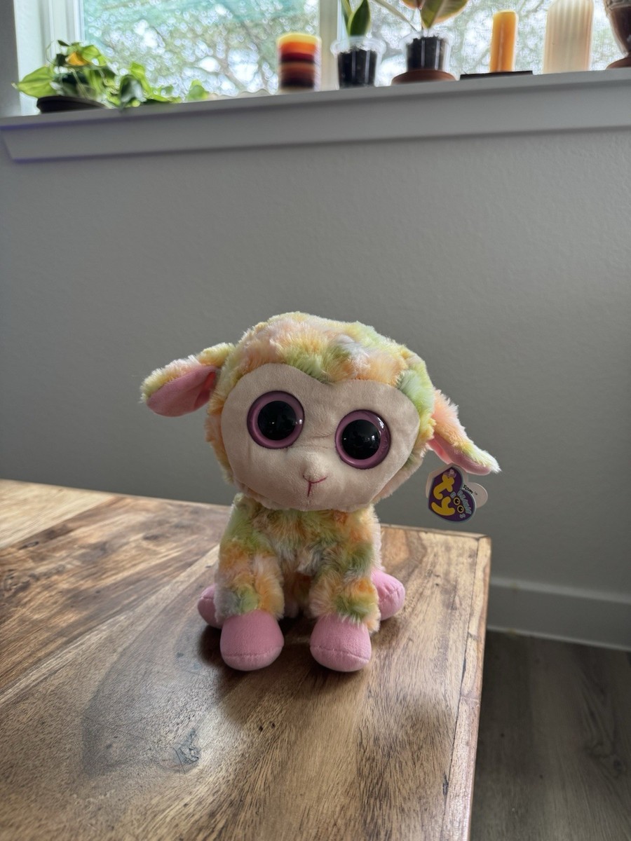 Ty Beanie boos 9” Blossom the Lamb/Sheep brand new with tags 2012