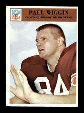1966 Philadelphia #51 Paul Wiggin Browns VG-EX+ *3s