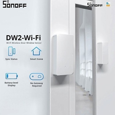 SONOFF DW2 Wifi Wireless Door Window Sensor Open/Closed Detectors e-WeLink APP