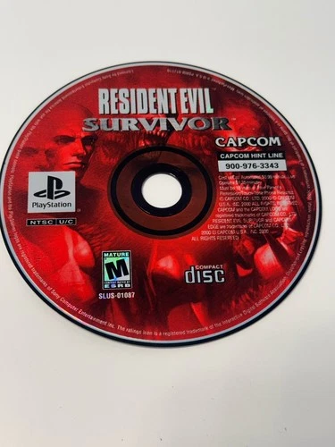 Resident Evil: Survivor (Sony PlayStation 1, 2000)