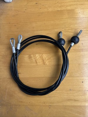Set of 2 Bowflex 56'' Lat Cables OEM Blaze, Ultimate, Sport, Elite W/Clips